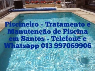 Limpeza e Manutenco de Piscinas em Santos Santos SP Pintor de parede e reformas no [***] 