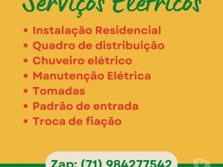 Eletricista Especializado Pau da Lima Pintor de parede e reformas no [***] 