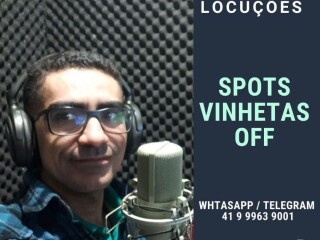 Locutor vinhetasestdio de gravaco de propaganda Uniao da Vitoria PR Profissionais liberais no [***] 