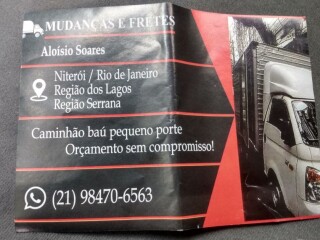 Servico Frete Carreto Mudanca Niteri ZAP [***] Niteroi RJ Fretes e mudancas no [***] 