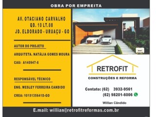 PLACAS DE OBRAS Goiania GO Servicos especializados no [***] 