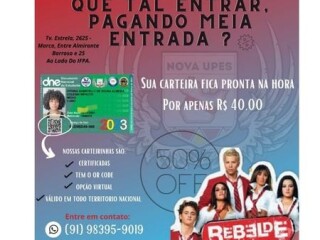 MEIA ENTRADA PARA O SHOW DO REBELDE 2023 Maraba PA Servicos especializados no [***] 