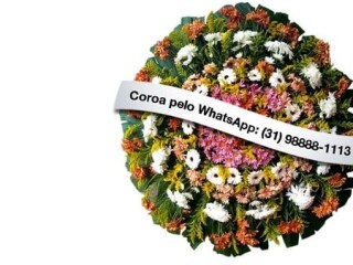 Coroa de flores Funerria Santa Helena Pax Sete Sete Lagoas Buritis Belo Horizonte Servicos especializados no [***] 