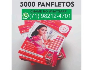 5000 panfletos couche 90 gramas Centro de Salvador Servicos especializados no [***] 