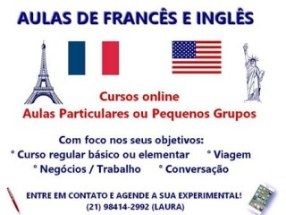 Aulas de Francs e de Ingls Online Outros Bairros Rio de Janeiro RJ Aulas de ingls e cursos de idiomas no [***] 