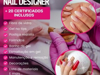 Curso de Nail Designer Completo e com acesso vitalcio Niteroi RJ cursos tcnicos enfermagem esttica profissionalizantes [***] 