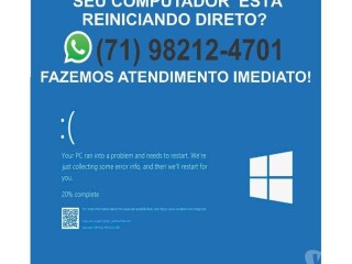 Seu computador est reiniciando direto Temos Pecas Centro de Salvador Assistncia tcnica e conserto de eletrnico no [***] 