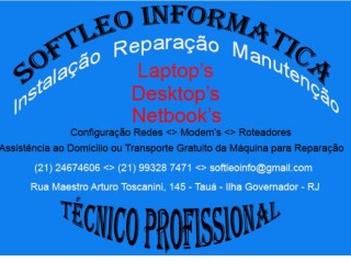 MANUTENÇÃO REPARO COMPUTADORES Ilha do Governador - Assistência técnica e conserto de eletrônico 